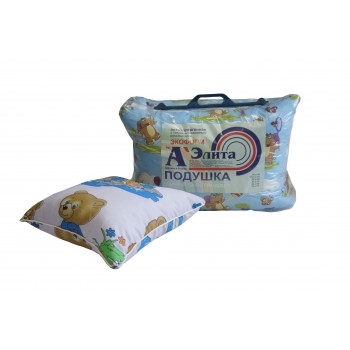 Подушка «Экоформ» с силиконизированным наполнителем для детей
